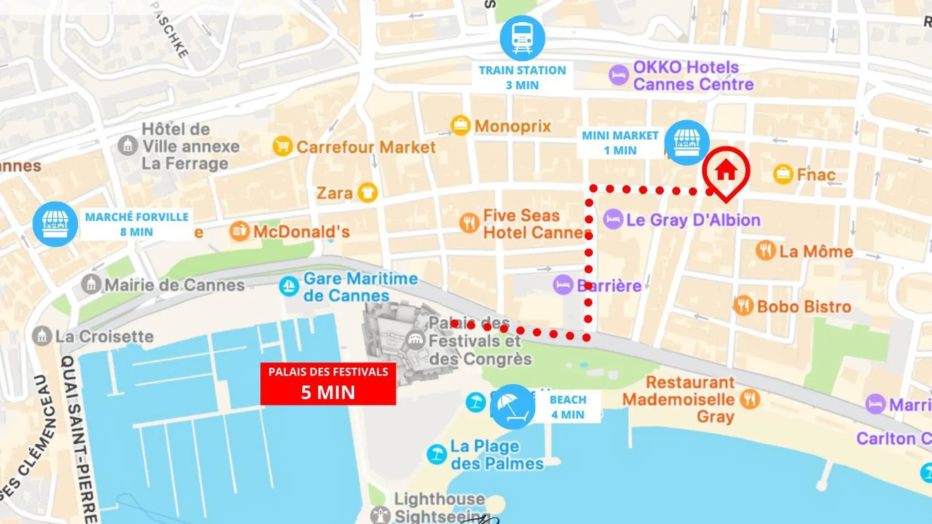 칸느 Le Bardot - Magnifique T2 - Rue D'Antibes - Clim 아파트